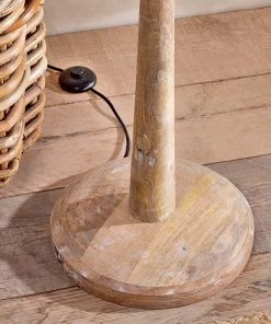 Nkuku Sahar Mango Wood Floor Lamp New Arrivals