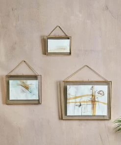 Nkuku Sambas Kiko Brass Frame - Landscape