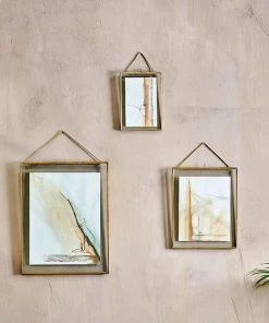 Nkuku Sambas Kiko Brass Frame - Portrait Home Accessories