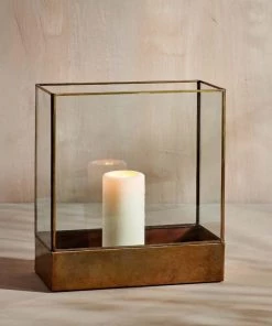 Nkuku Sampara Storm Lantern - Wide Home Accessories