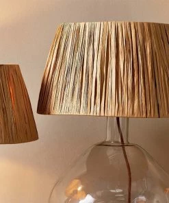 Nkuku New Arrivals Sandesh Raffia Lampshade