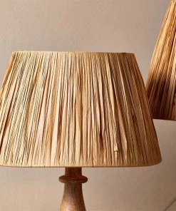 Nkuku New Arrivals Sandesh Raffia Lampshade