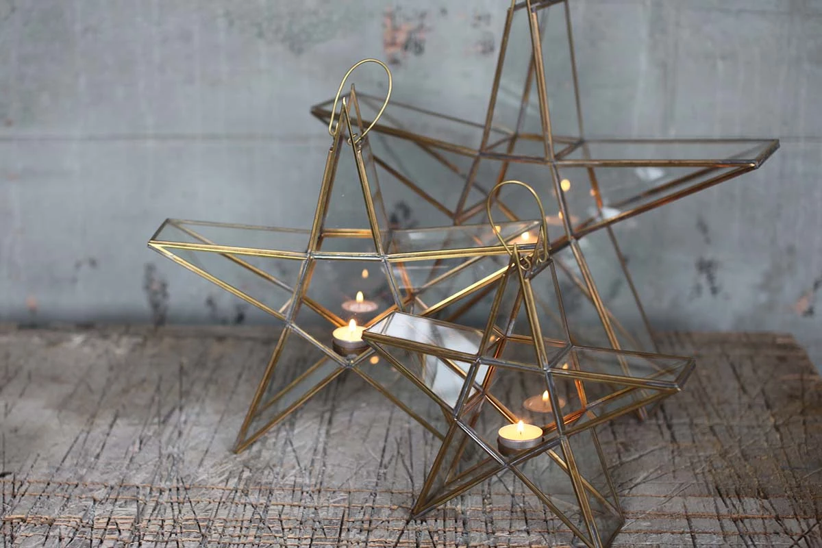 Nkuku Home Accessories Sanwi Standing Star Brass 3 Nkuku Home Accessories Sanwi Standing Star Brass