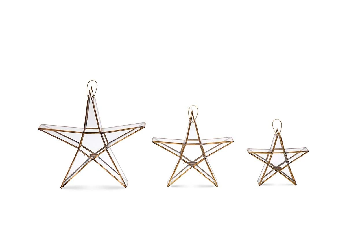 Nkuku Home Accessories Sanwi Standing Star Brass 8 Nkuku Home Accessories Sanwi Standing Star Brass