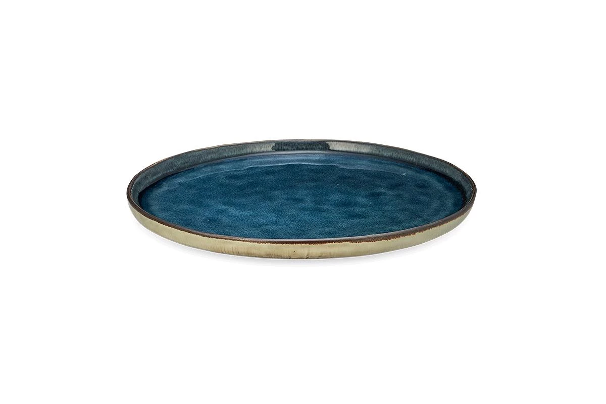 Nkuku Simi Dinner Plate - Deep Blue Tableware 6 Nkuku Simi Dinner Plate - Deep Blue Tableware