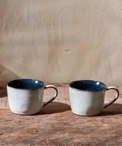 Nkuku Tableware Simi Mug - Deep Blue - Small (Set Of 2)