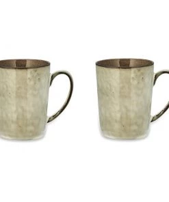 Nkuku Simi Mug - Moss Green - Large (Set Of 2)