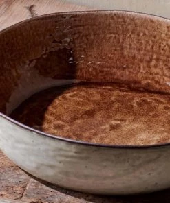 Nkuku Simi Serving Bowl - Earth - Large