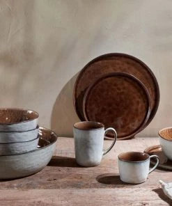 Nkuku Simi Serving Bowl - Earth - Small Tableware