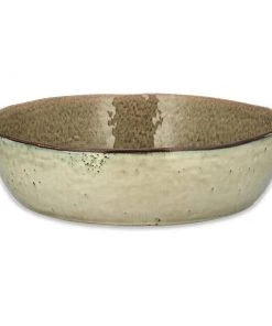 Nkuku Tableware Simi Serving Bowl - Moss Green - Large