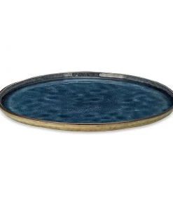 Nkuku Simi Side Plate - Deep Blue Tableware