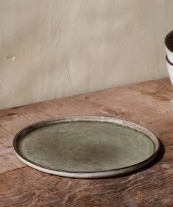 Nkuku Simi Side Plate - Moss Green - One Size Tableware