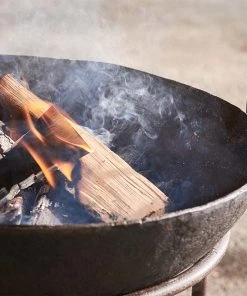 Nkuku Reclaimed Iron Kadai Fire Pit - Small