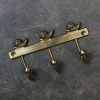 Nkuku Snail Brass Hooks (Set Of 2) Decorative Hooks