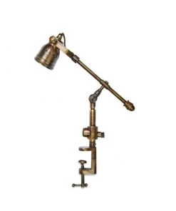 Nkuku Tabosa Brass Clamp Light Shop By Type