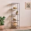 Nkuku New Arrivals Takua Iron Narrow Standing Shelves