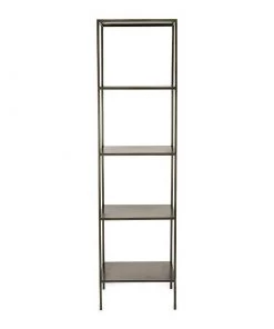 Nkuku New Arrivals Takua Iron Narrow Standing Shelves