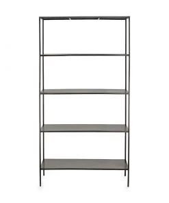 Nkuku Takua Iron Wide Standing Shelves 12 Nkuku Takua Iron Wide Standing Shelves
