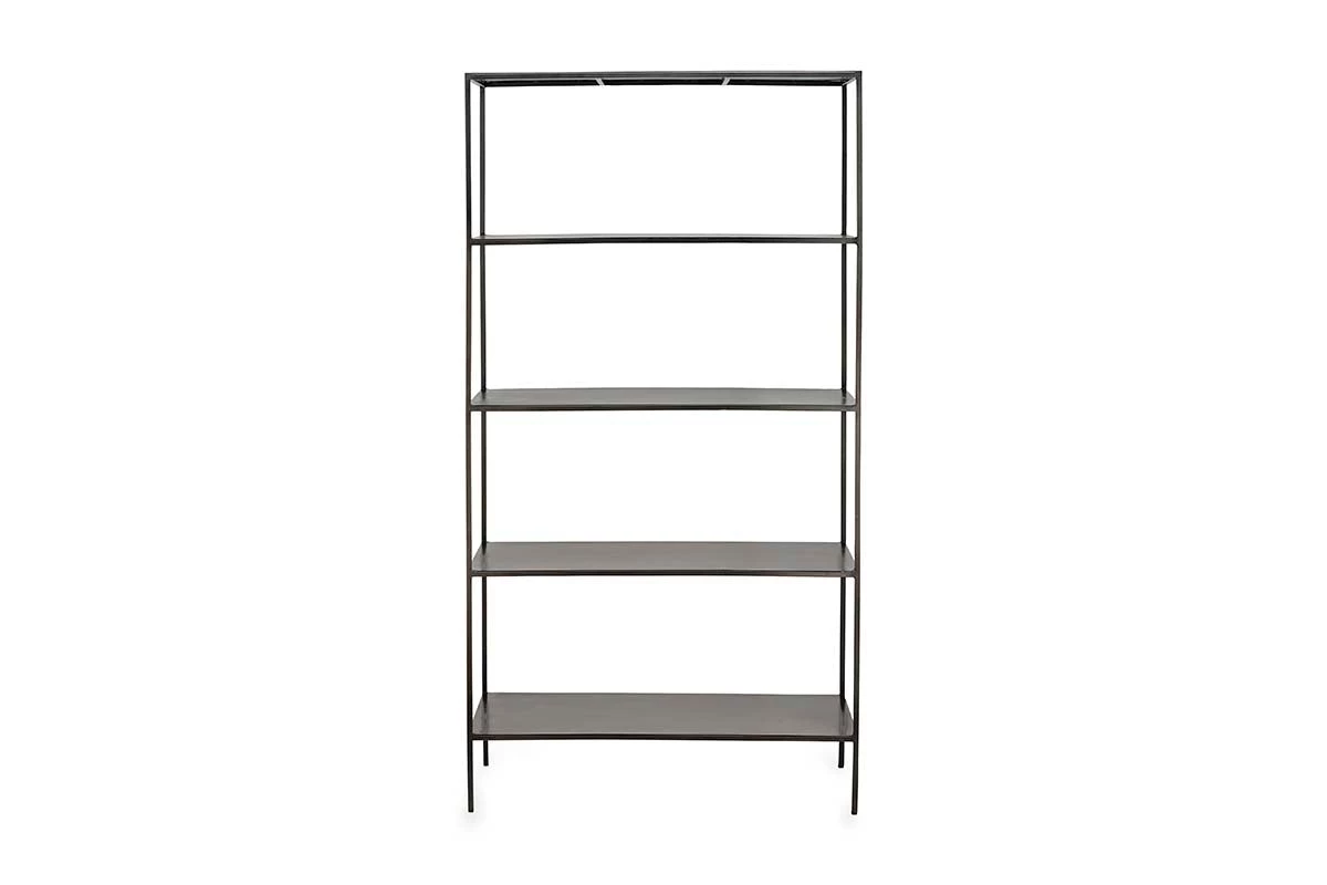 Nkuku Takua Iron Wide Standing Shelves 7 Nkuku Takua Iron Wide Standing Shelves