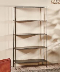 Nkuku Takua Iron Wide Standing Shelves