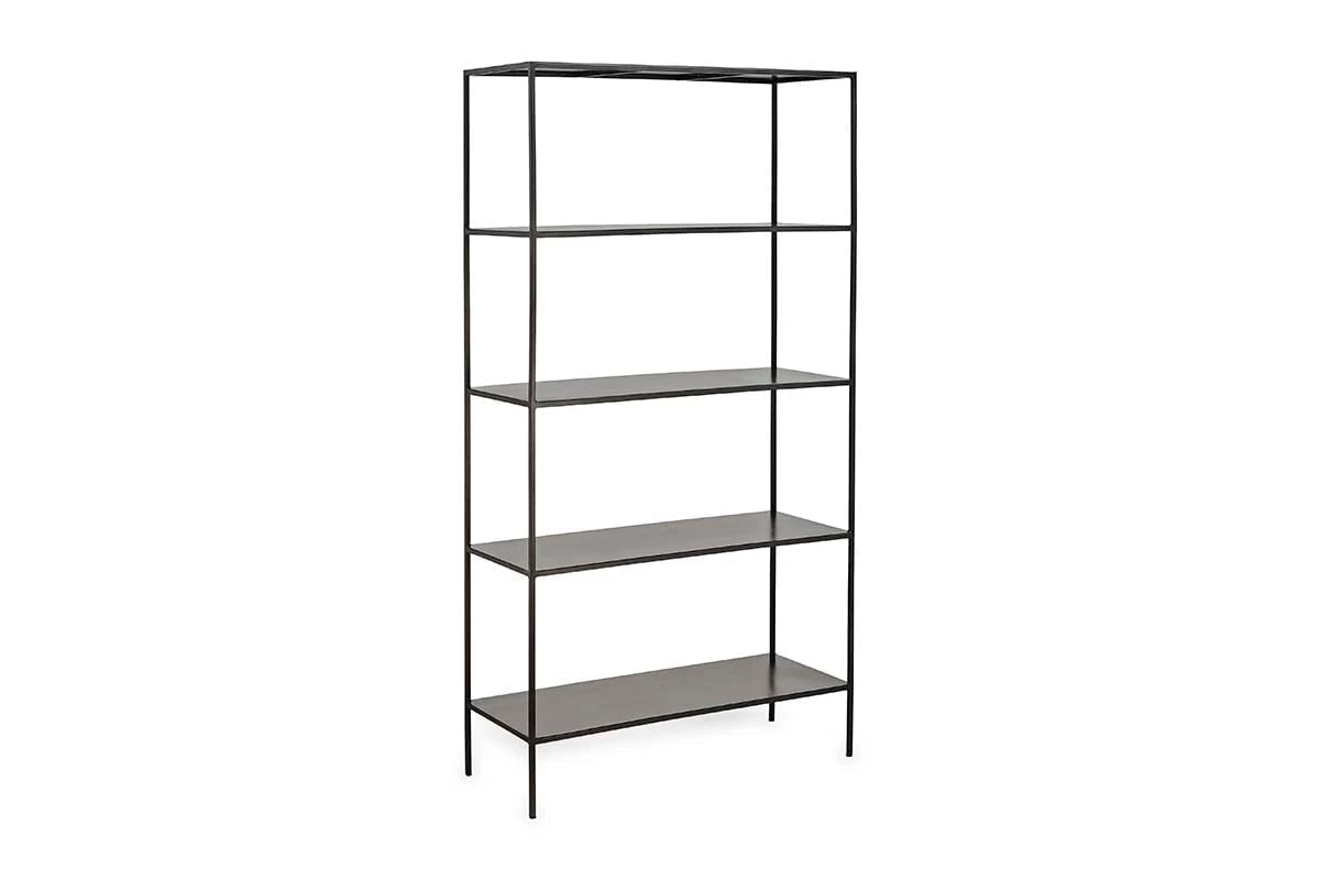 Nkuku Takua Iron Wide Standing Shelves 8 Nkuku Takua Iron Wide Standing Shelves