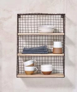 Nkuku Tamba Wall Hung Shelf