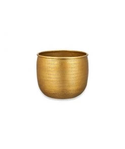 Nkuku Home Accessories Tembesi Etched Planter - Antique Brass 11 Nkuku Home Accessories Tembesi Etched Planter - Antique Brass