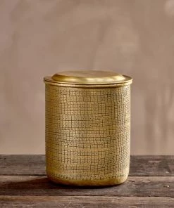 Nkuku Tembesi Etched Pot - Tall Home Accessories