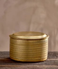 Nkuku Tembesi Etched Pot - Wide Home Accessories