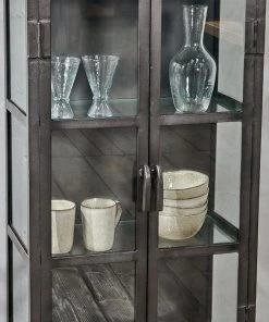 Nkuku Tiko Iron & Glass Small Cabinet Living Room 10 Nkuku Tiko Iron & Glass Small Cabinet Living Room