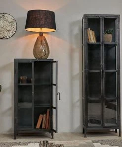Nkuku Tiko Iron & Glass Small Cabinet Living Room 11 Nkuku Tiko Iron & Glass Small Cabinet Living Room