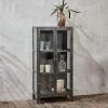 Nkuku Tiko Iron & Glass Small Cabinet Living Room 2 Nkuku Tiko Iron & Glass Small Cabinet Living Room