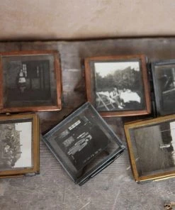 Nkuku Tiny Danta Frame Antique Brass (Set Of 2)