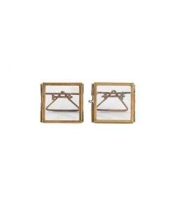 Nkuku Tiny Danta Frame Antique Brass (Set Of 2)