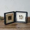 Nkuku Home Accessories Tiny Folded Danta Frame - Antique Black (Set Of 2)