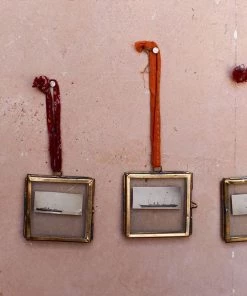 Nkuku Home Accessories Tiny Kiko Frame Antique Brass (Set Of 4)