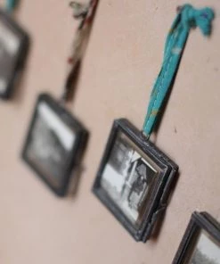 Nkuku Home Accessories Tiny Kiko Frame Antique Zinc (Set Of 4)