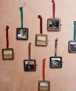 Nkuku Home Accessories Tiny Kiko Frame Antique Zinc (Set Of 4)