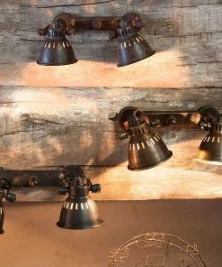 Nkuku Tubu Brass Double Spot Light