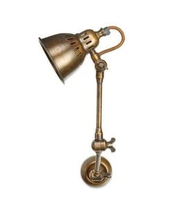 Nkuku Tubu Brass Extendable Wall Light