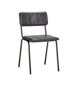 Nkuku Kitchen & Dining Room Ukari Dining Chair - Aged Black