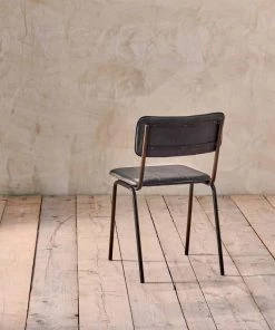 Nkuku Kitchen & Dining Room Ukari Dining Chair - Aged Black