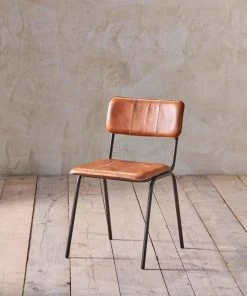 Nkuku Ukari Dining Chair - Aged Tan