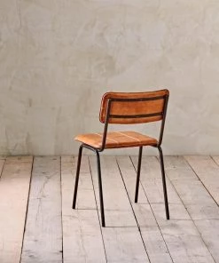 Nkuku Ukari Dining Chair - Aged Tan