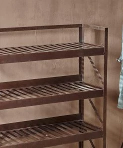Nkuku Umi Iron Shelf Large Hallway & Bootroom