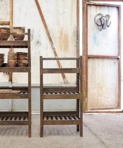 Nkuku Umi Iron Shelf Small Hallway & Bootroom