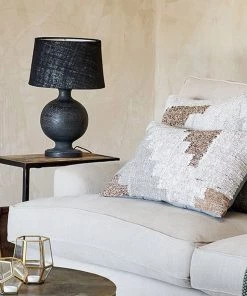 Nkuku Urku Round Crackle Lamp