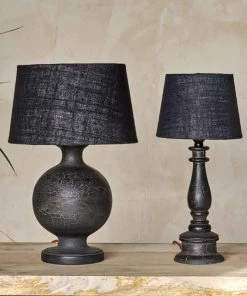 Nkuku Urku Round Crackle Lamp