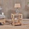 Nkuku Urmodi Wood Side Table Coffee & Side Tables