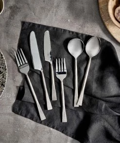 Nkuku Usa Cutlery Set - Brushed Silver (Set Of 24)